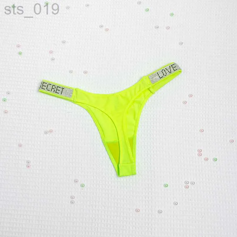 Cueca Calcinha Sexy Feminina Tanga Calcinha Strass Cintura Baixa G String Sem Costura Lingerie Cor Brilhante Secret T Back Cueca Cueca Tanga