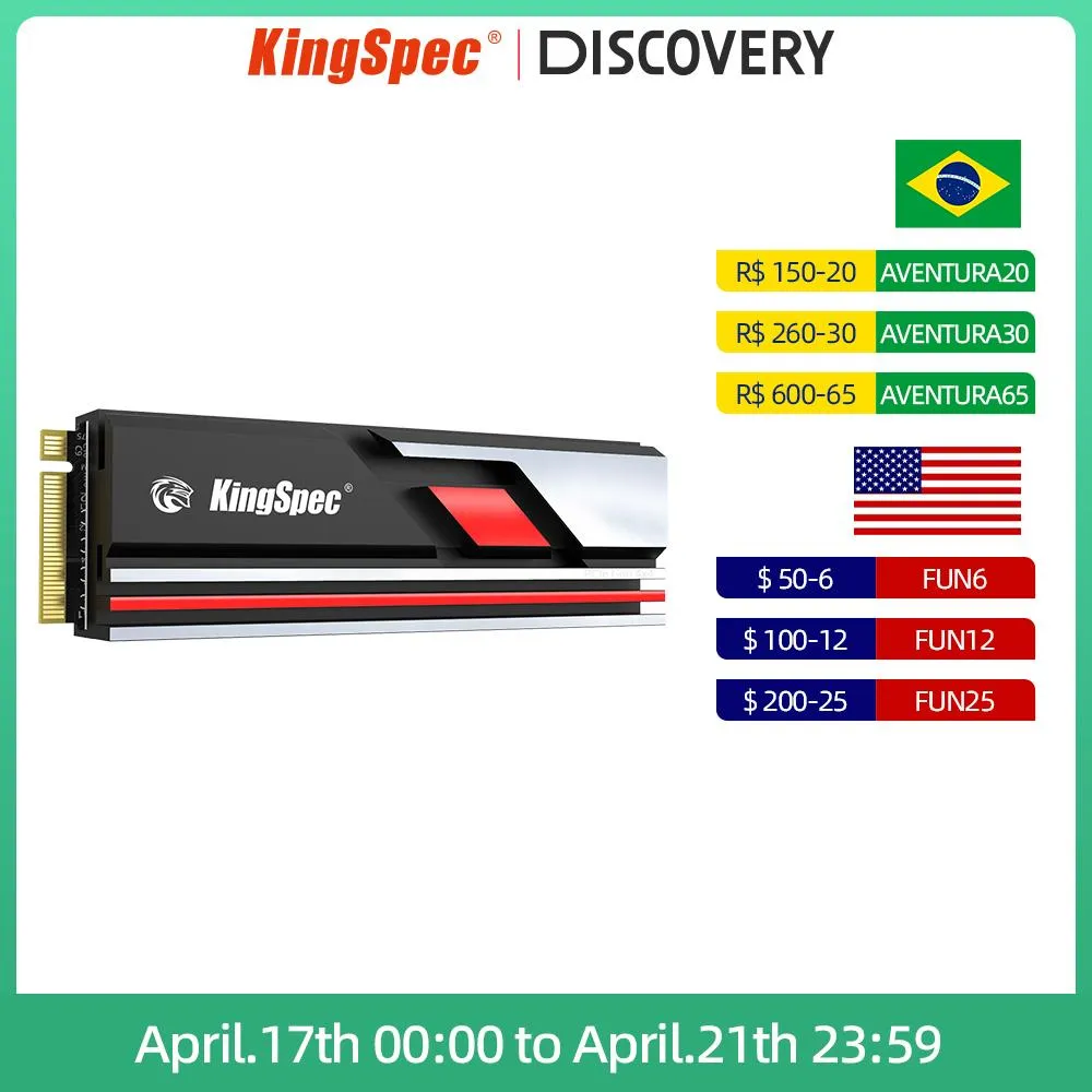 Drives KingSpec NVME PCIE 4.0 M2 SSD 1TB 2TB 512G Dysk wewnętrzny PCIE Gen4 Drive M.2 SD Cache Dram dysk twardy NMVE SSD HD na komputery stacjonarne