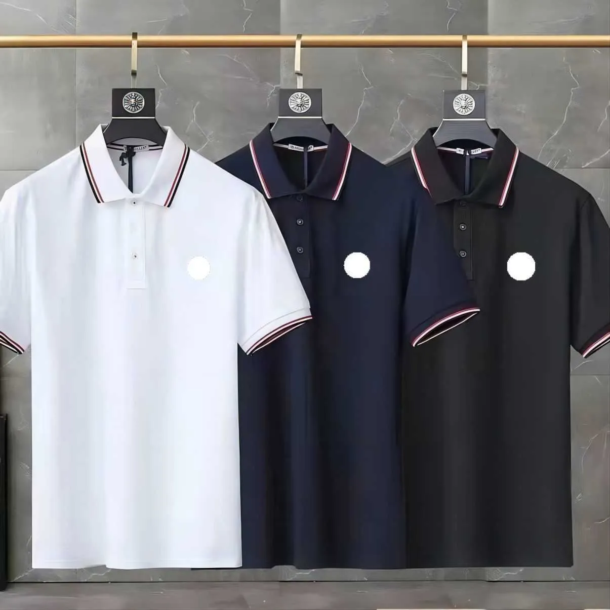 Designer Monclair T Shirt Mens Frence Brand Polo Shirts Women