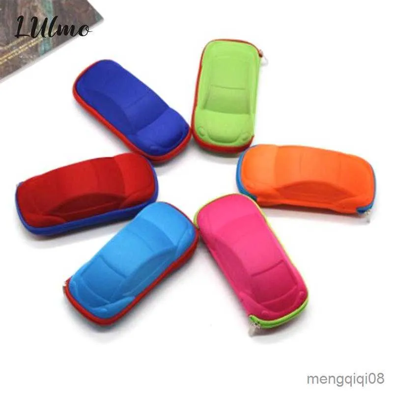 Sunglasses Cases Bags Children Car Shaped Glasses Case Cute Strage Bag Box Kids Automobile Styling