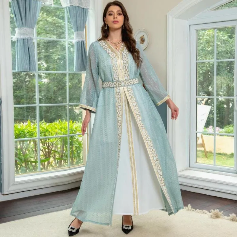 Abbigliamento etnico Maxi abiti africani per le donne Moda musulmana Abaya Long Dres Nigeria Turchia Africa Vetement