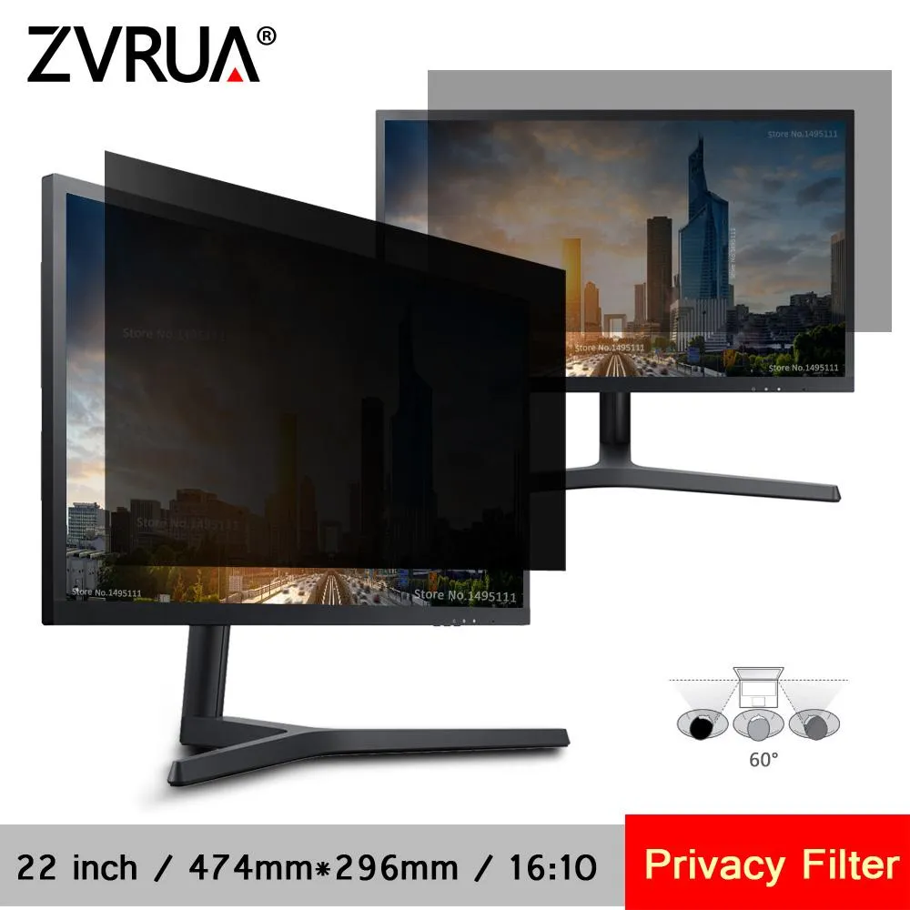 Filter 22 Zoll (474 mm*296 mm) Datenschutzfilter LCD -Bildschirm -Schutzfilm für 16 10 Breitbildcomputer -Laptop -Notebook -PC -Monitore