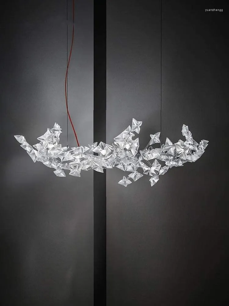 Candeliers Minimalismo Na Sala De Jantar Bar Teto Lustre Led As