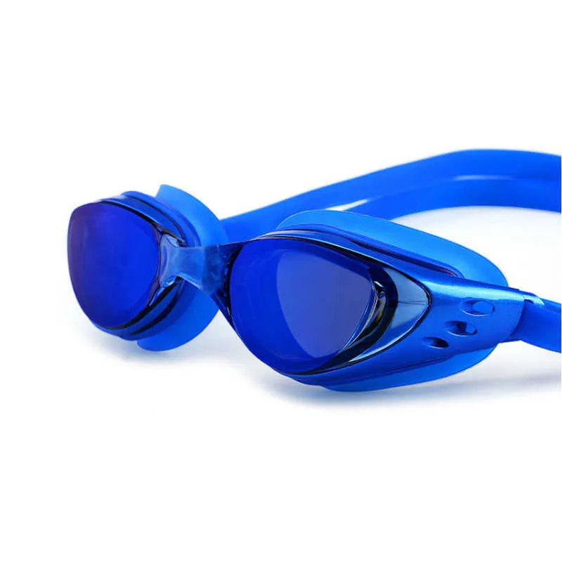 Óculos de óculos de natação Goggs Profissional Silicone Anti Fog Eyewear Swim Glasses merla