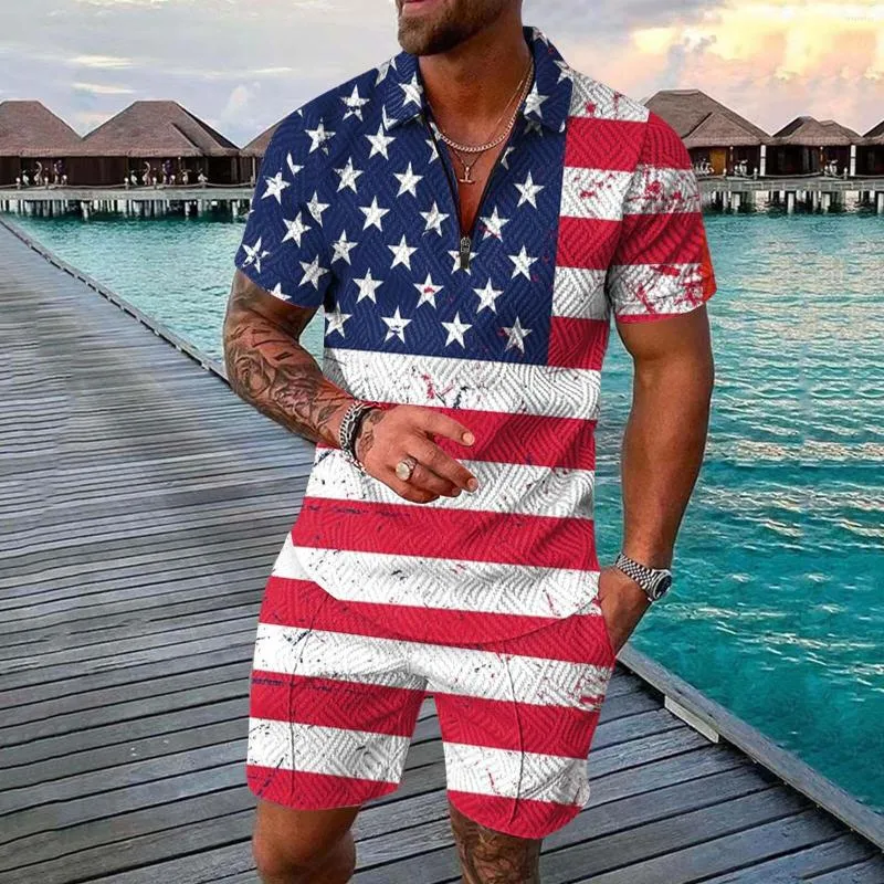 Polo american flag shorts deals
