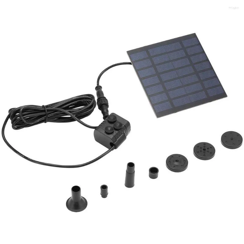 Trädgårdsdekorationer Pump Water Professional Outdoor Solar Power Energy Saving Sun Plants Watering Fountain Pool