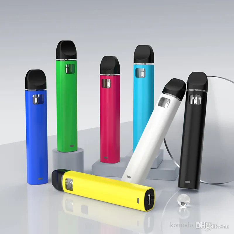 Buttonless Foaio MN2 Vape Pod Pen descartável 500mAh Recarga Bateria 2ml Pod de cerâmica para óleo espesso