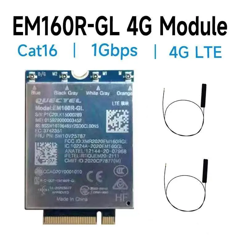 Modems EM160R Quectel Orijinal LTE EM160RGL CAT16 M.2 MODÜL 5W10V25787