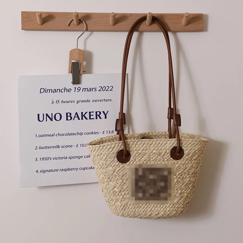 Small woven bag top