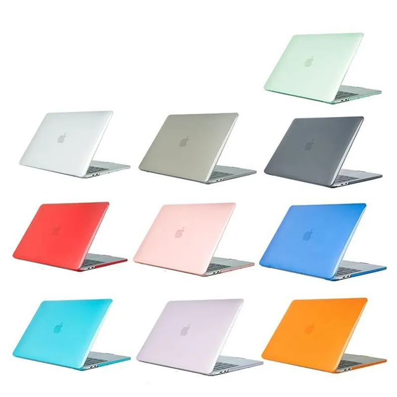 Crystal Clear Case Macbook для Air Pro 11 12 13 14 15 16 -дюймовый спереди с передним задней частью корпуса для ноутбука для корпуса.