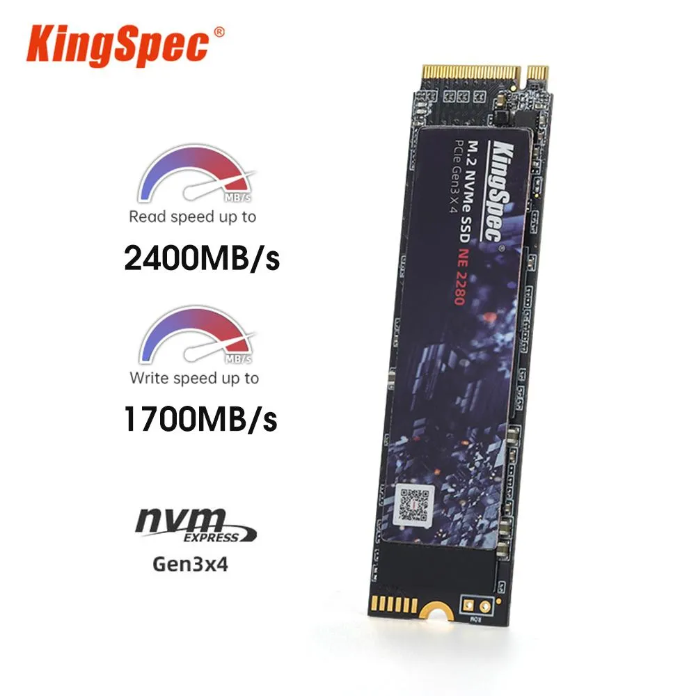 GUIDA KINGSPEC M.2 SSD 128GB 256GB 512GB 1 TB SSD DRISCO HARD 2TB M2 PCIE SSD Disk rigido interno SSD per laptop Desktop MSI