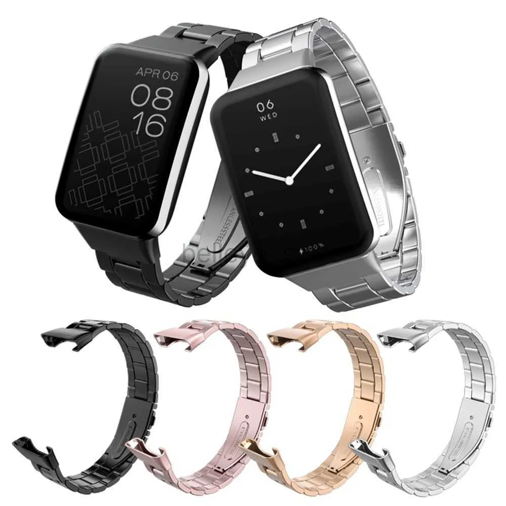 Stainless Steel Memory Wire Bracelets For Xiaomi Mi Band 7 Pro