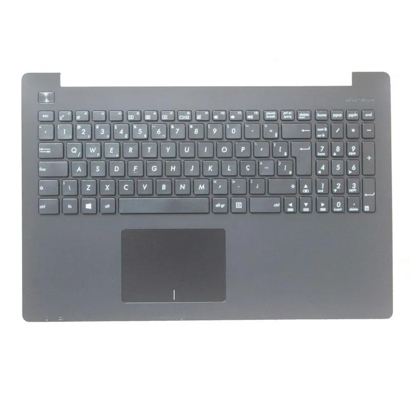 ASUS X553 X553M X553MA K553M K553MA F553M F553MA BR BRキーボードブラックシェルパームレストアッパー用のフレームフレーム新しいブラジルラップトップキーボード
