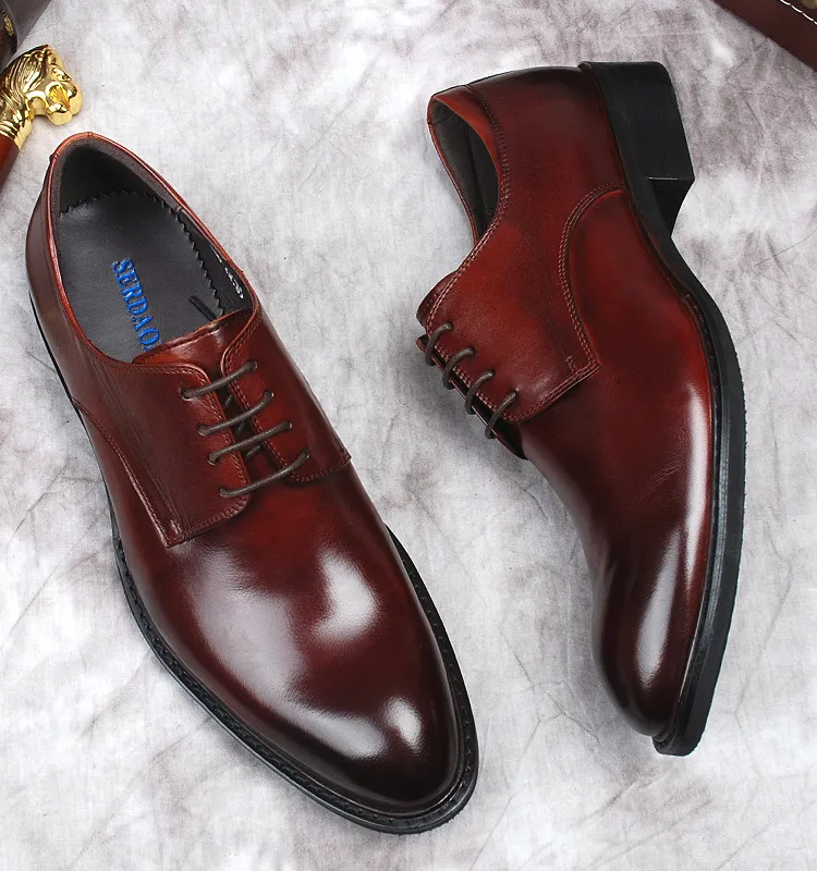 Burgundy hotsell formal shoes