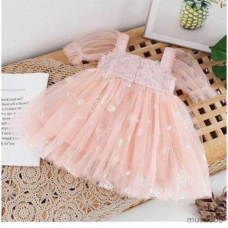 Robes de fille robes de bébé robe de bal princesse fille robe enfants vêtements anniversaire enfants robe de soirée de mariage 2-6Y