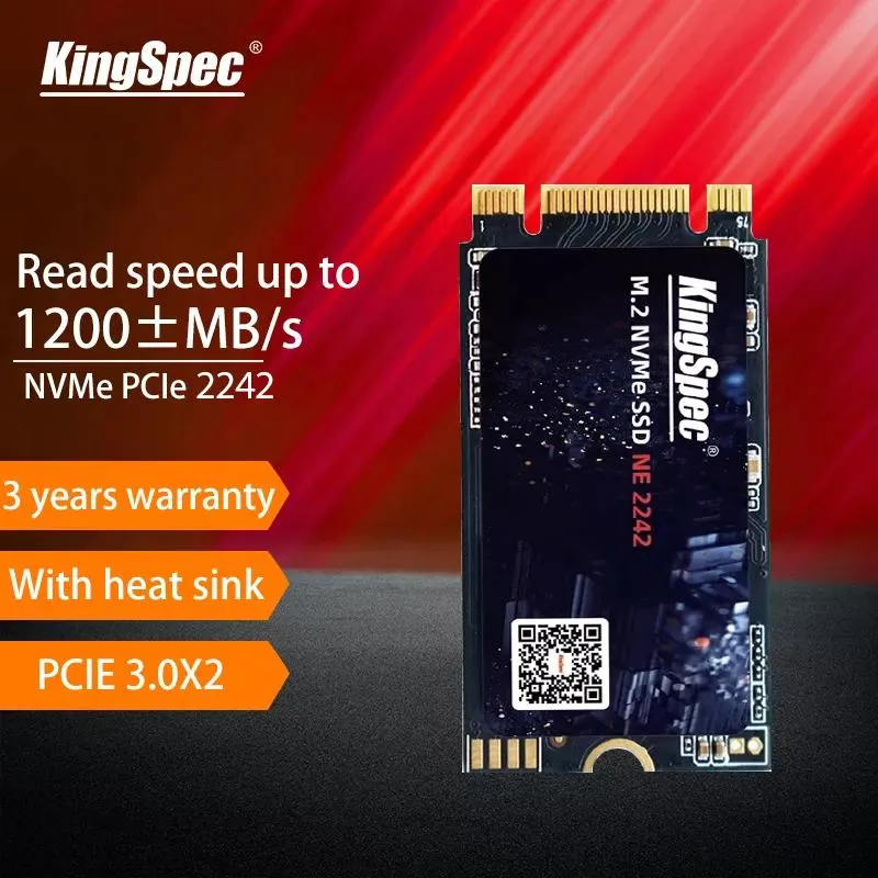 Laufwerke SSD M2 NVME PCIE 3.0x2 2242 M.2 SSD 512 GB 256 GB 1T Festplattenscheibe M.2 2242 SSD für ThinkPad T480 L480 Computerzubehör
