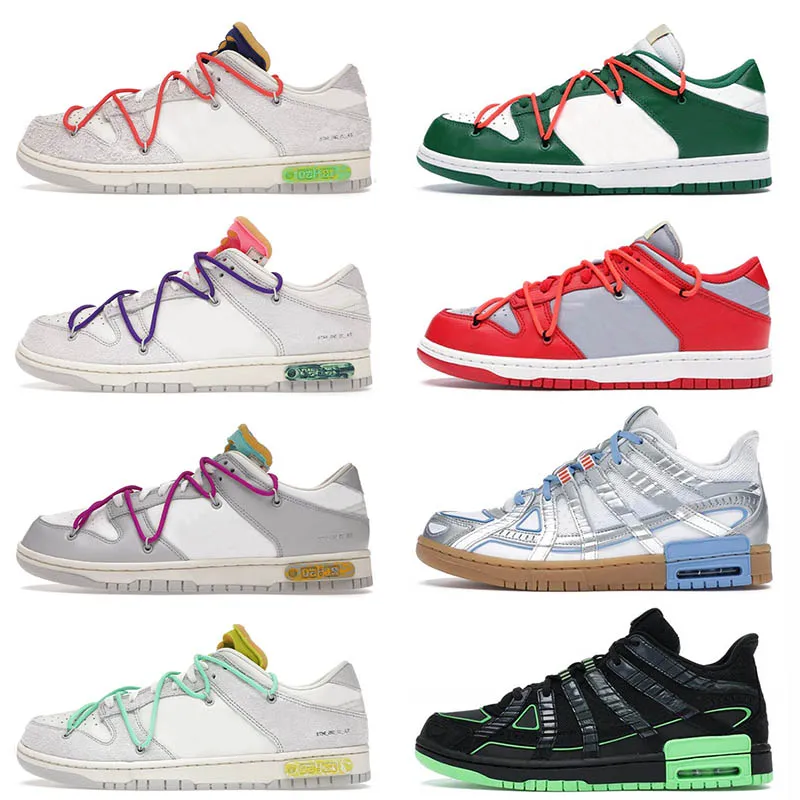 Designer Skate Lage hardloopschoenen The Lot 01-50 White Sneakers Rubber Green Strike Pine University Red OG UNC MENS Women Dhgate Outdoor Flat Trainers 36-48