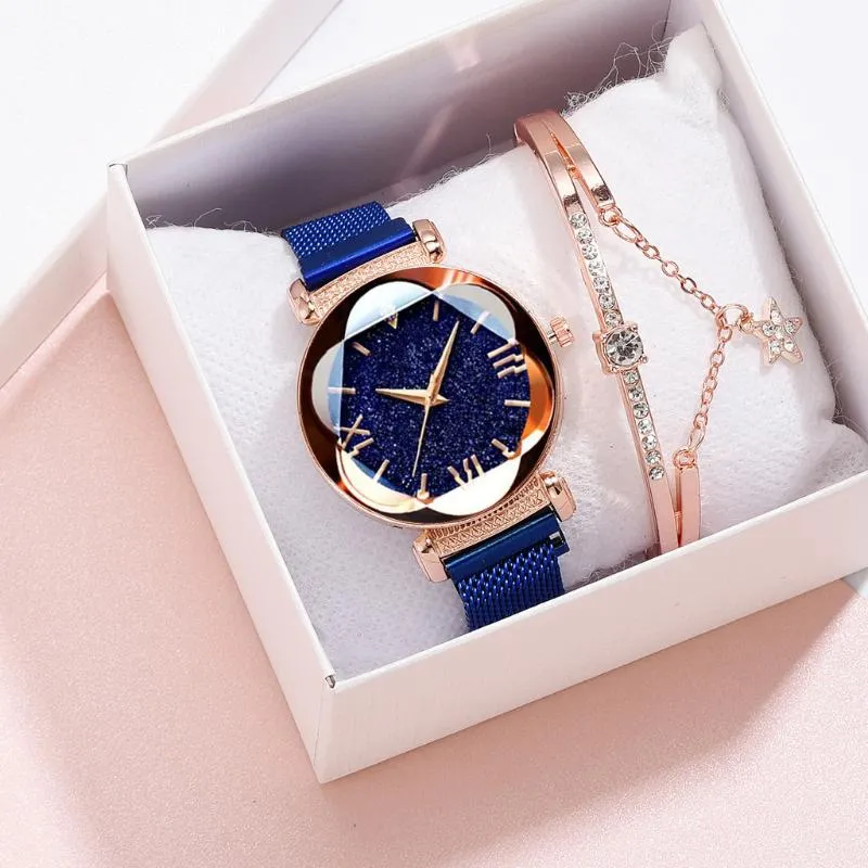 Womens watch Designer Luxury Watches Wristwatches Elegant Quartz Watches Beautiful Casual Starry Sky Bracelet