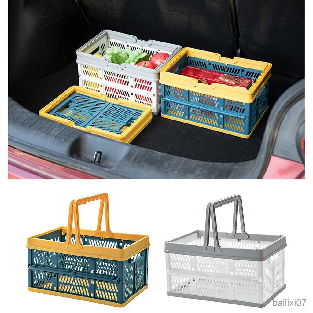 Корзина складной корзины для ящика складной пластиковой корзины для корзины для автомобиля для автомобиля на автодоме