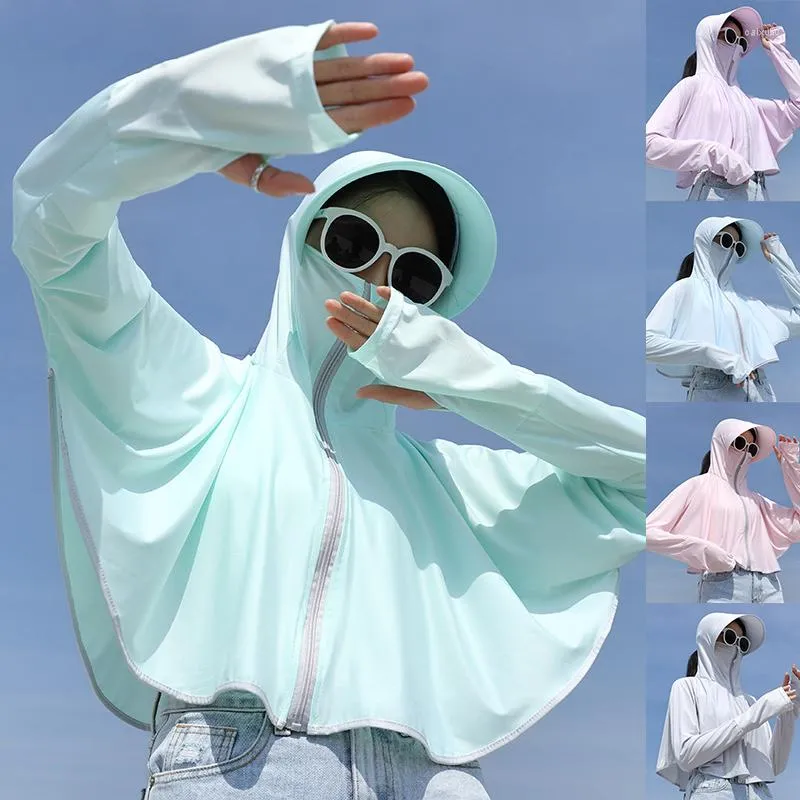 Giacche da donna 2023 Protezione solare Abbigliamento da donna Estate Breve Cappotto da equitazione anti-ultravioletto anti-UV Protezione solare traspirante Escursionismo