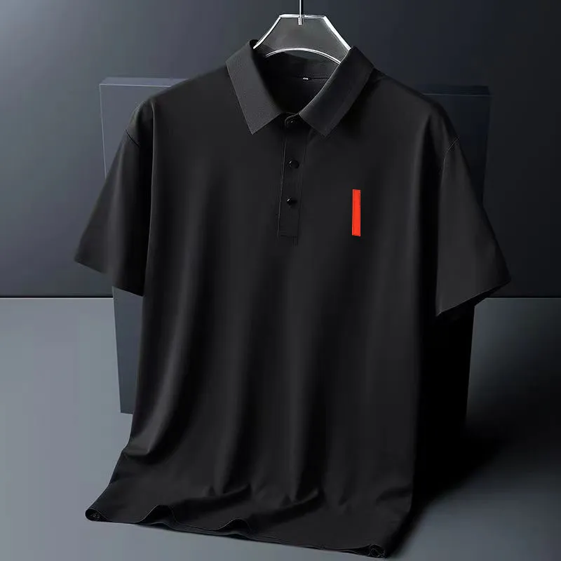 Mens Polos Casual Shirt High Quality Cotton T-Shirt Lapel Neck Short Polo Man Tops Tees Designer Tshirts Asian Size M-5XL