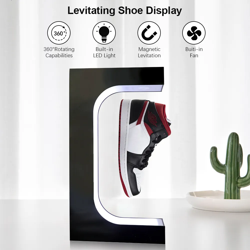 360 Degree Magnetic Shoe Display Stand With Levitating Magnetic