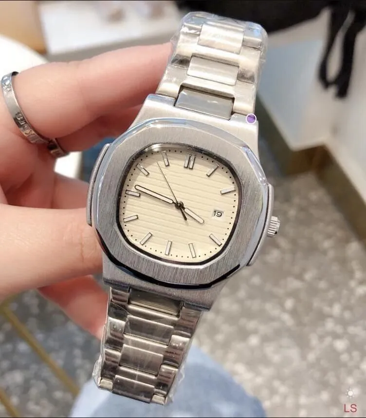 Mens Watch 2023 Novo Luxurys Relógios de Pulso de Alta Qualidade 40mm Relógios Boutique Steel Strap Designer Relógios Homem Mulheres Assista Presente Marca U1 Relógio de Pulso