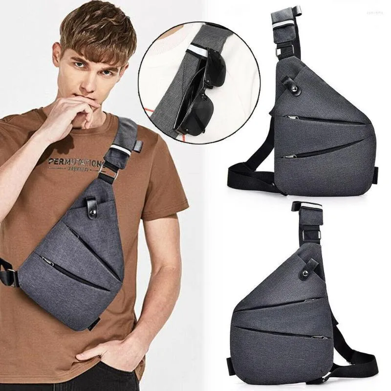 Bag Brand Men Travel Business Fino Burglarproof Shoulder Holster Anti Theft Security Strap Digital Storage Chest Bags