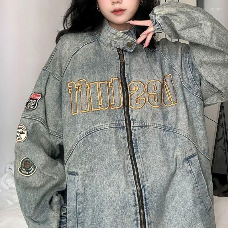 Chaquetas de jean mujer estampadas store
