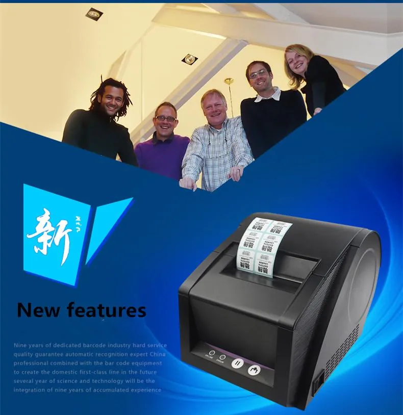 Stampanti Vendite dirette in fabbrica gp3120tu stampante termico etichetta del codice a barre della macchina etichetta del