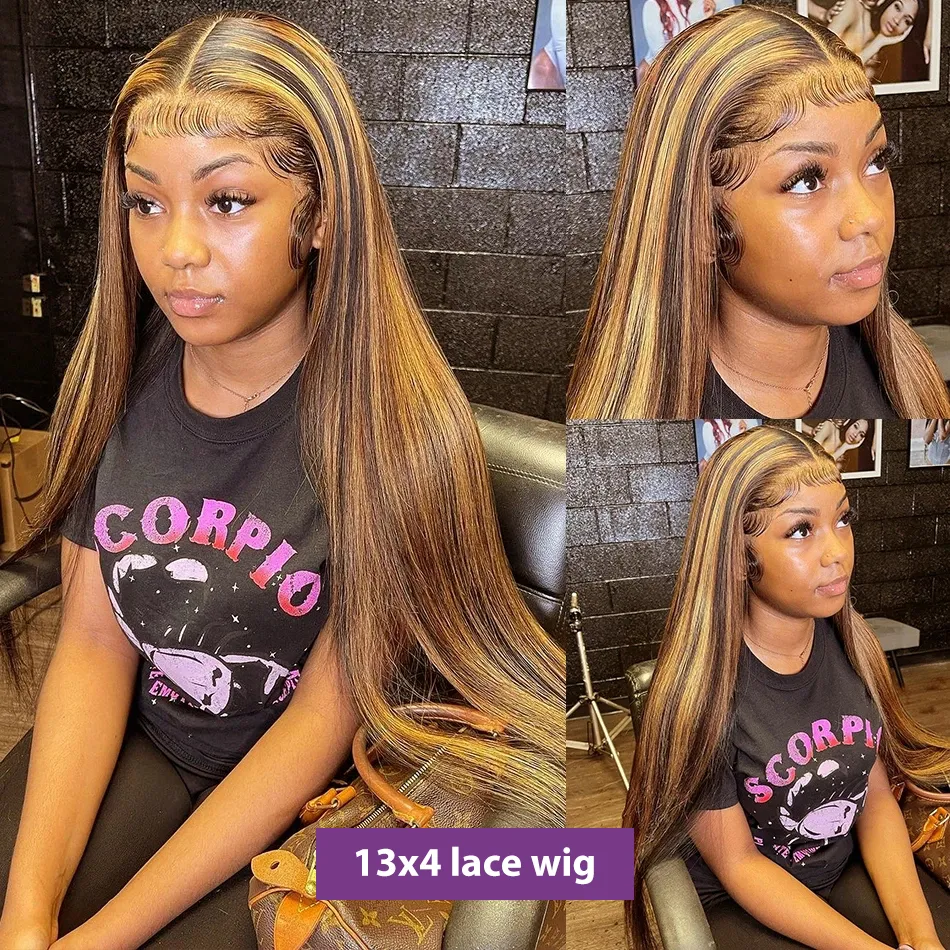 26 Brazilian Remy Front Hair Pieces Lace Front Wig Straight