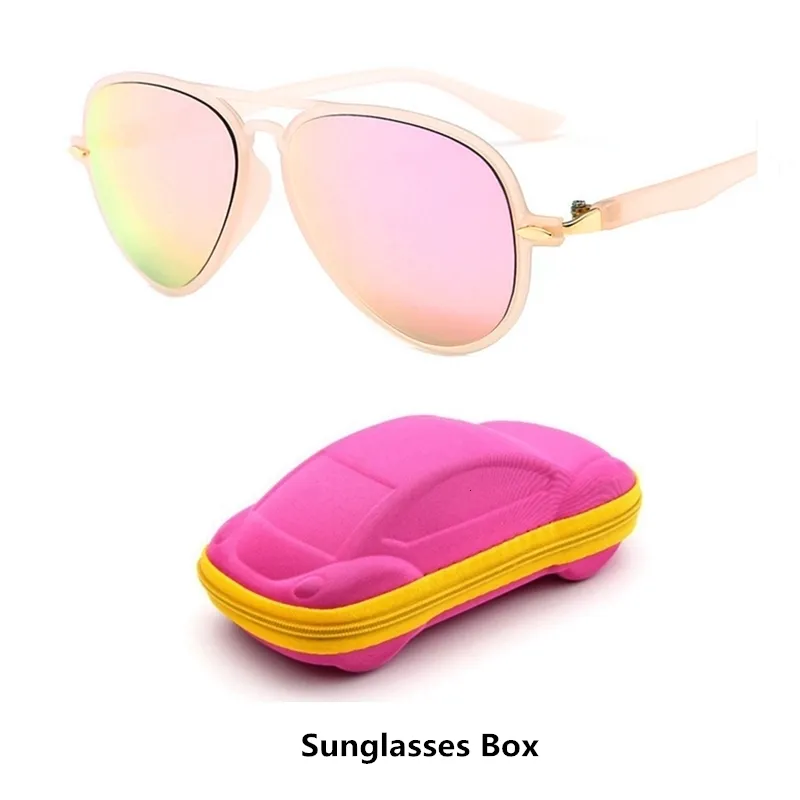 Sunglasses Fashion Children UV400 Sunglasses Kids Cool Sun Glasses 100%UV Protection Eyeglasses Sunglasses For Travel Boy Girl With Box 230530