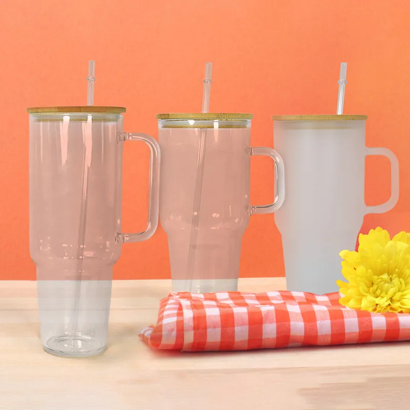 Z11 32oz 40oz Sublimation Glass Tumblers With Handle... From Hc_network005,  $5.75 | DHgate.Com