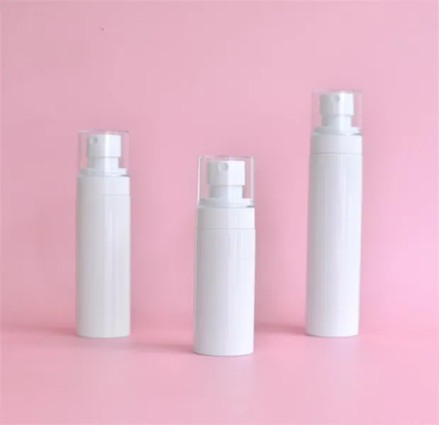 Garrafas de loção de plástico de garrafa de spray vazio 60ml 80ml 100ml 120ml Recipientes cosméticos recarregáveis ​​garrafa de atomizador de pulverização para viagem JL1012