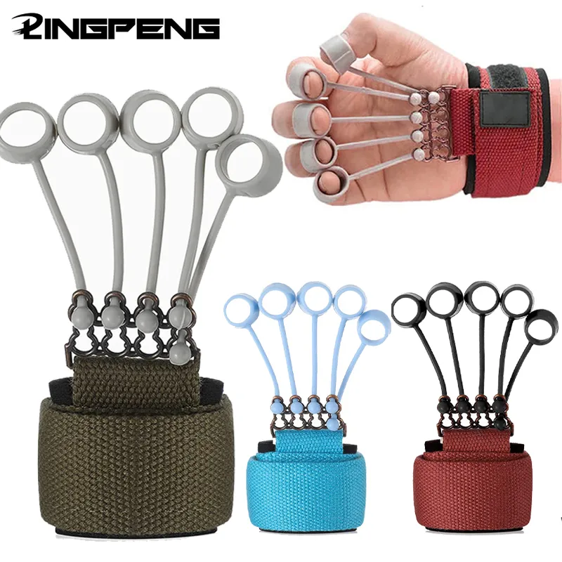 Hand Grips Hand Gripper Finger Expander Finger Trainer Finger Ovar Motstånd Bands Fitness Finger Force Grip Device Hand Training 230530