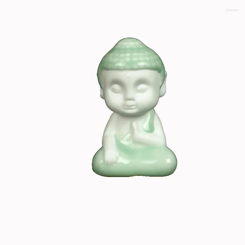 Stampi da forno Stampo in silicone 3D Simpatico Buddha Baby Sapone fatto a mano Decorazione torta Stampi candela S5129 Gomma PRZY No.s8008