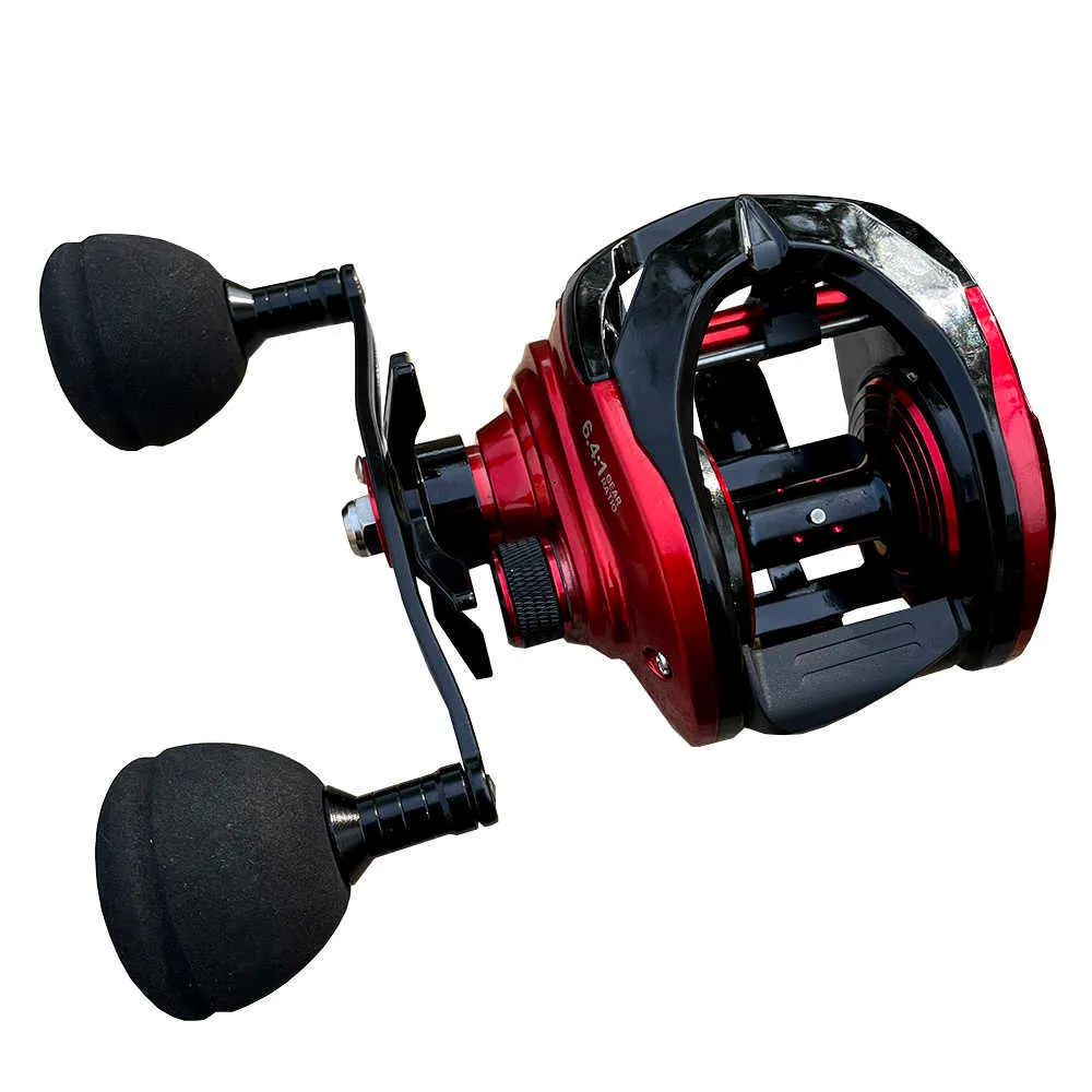 Acessórios Baitcast Big Game Fixture Captain Cast Catfish 15kg Baitcasting Scroll 8+1 Bearing Forte Salt Water Fishing Wheel P230529