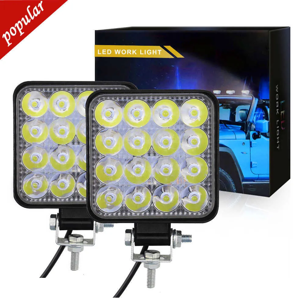 Luz de trabalho de barra de barra LED 2x LED 48W Luz de trabalho off -rroad 12V 24V FOG LAMP