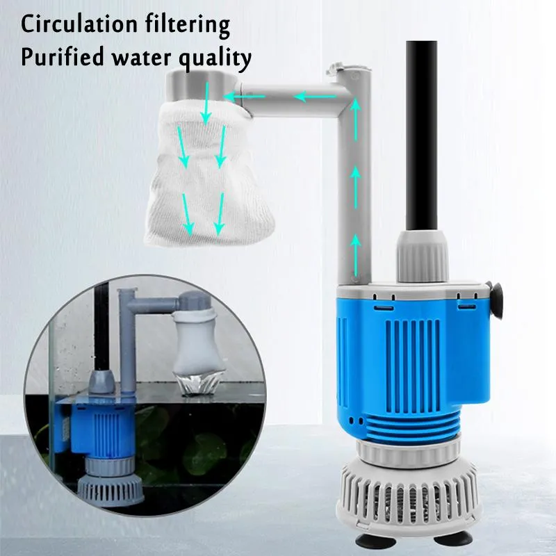 Verktyg 50Hz Electric Aquarium Fish Tank Water Change Pump Cleaning Tools Water Changer Gravel Cleaner Siphon Water Filter Pump