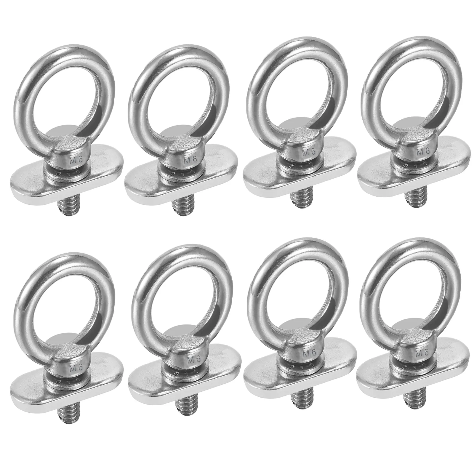 Kayak Accessoires Track Mount Tie Down Oeillets M6 Bolt 8 Packs 316 Acier Inoxydable 230529