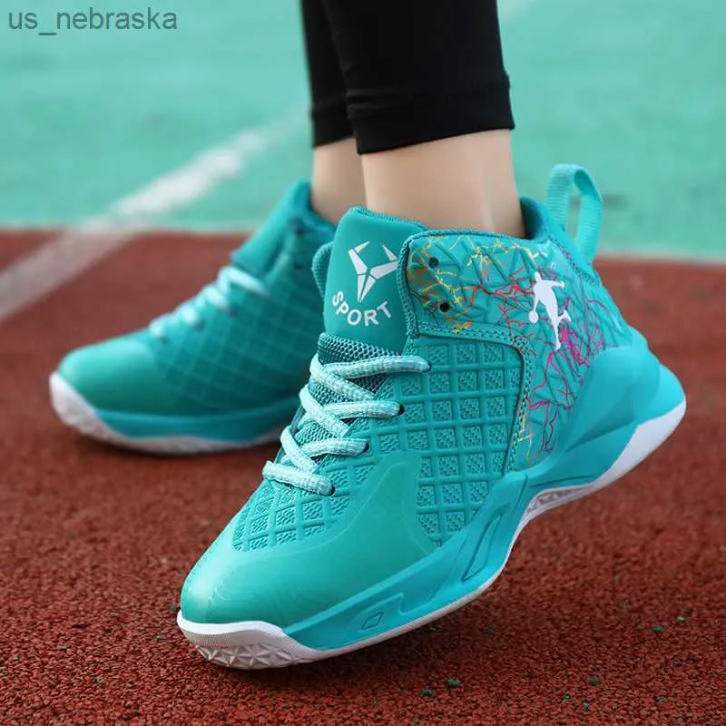 Athletic Outdoor Hot Sale Brand Kids Basketball Shoes Thick Sole Nonslip Boys Sneakers Breathable Child Sports Shoes Boys Basket Trainers Shoes