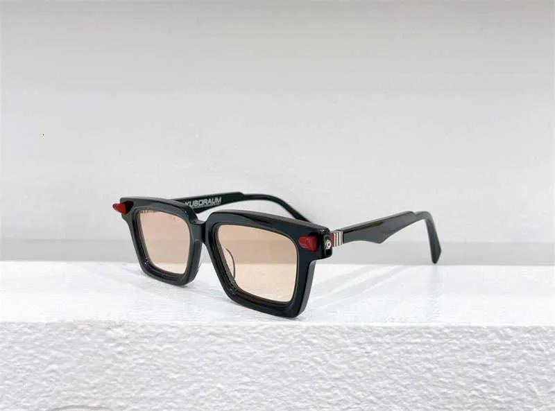 Diseñador Kuboraum top gafas de sol Nuevo Q2 Box Square Style Unisex Eyeglasses Frame Flat Mirror con logo box