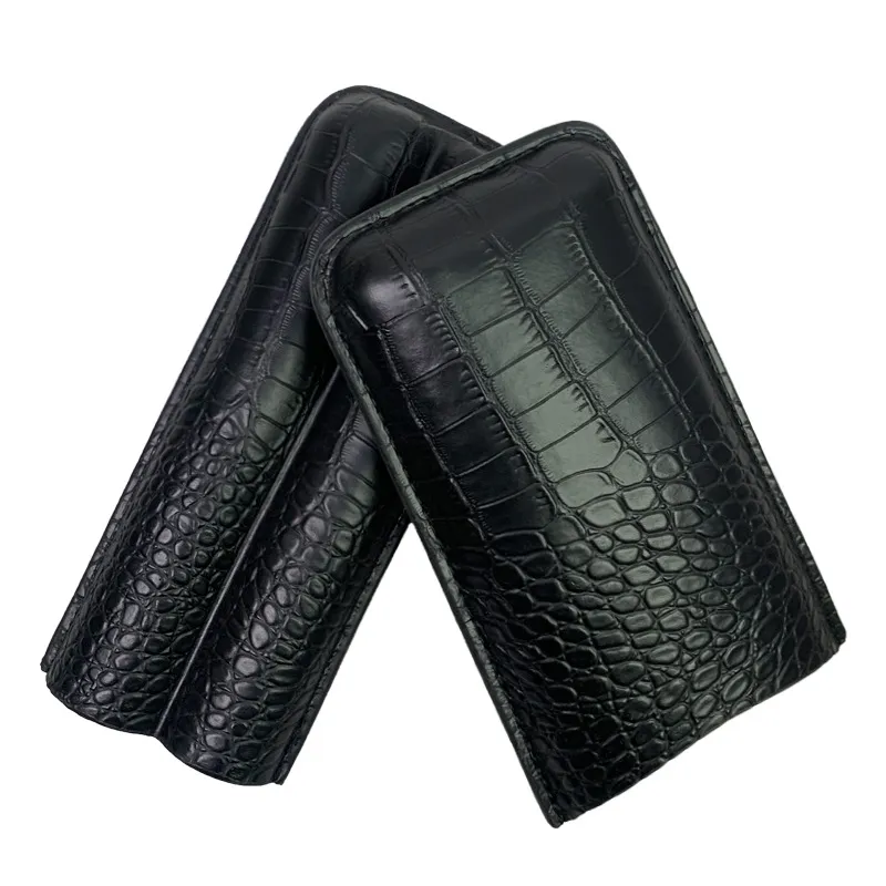Metal Cigar Moisturizing Tube Holder - Single Cigar Case, Portable Travel Tube, 180mm Length, For Outdoor & Gifts