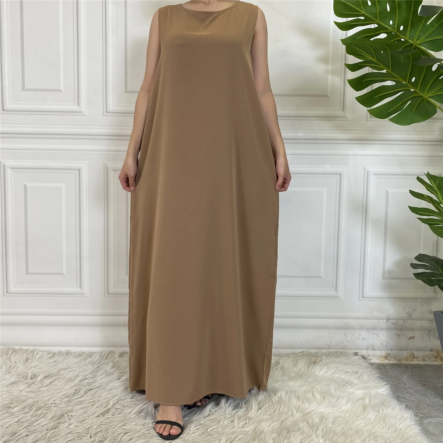 Sleeveless abaya new arrivals