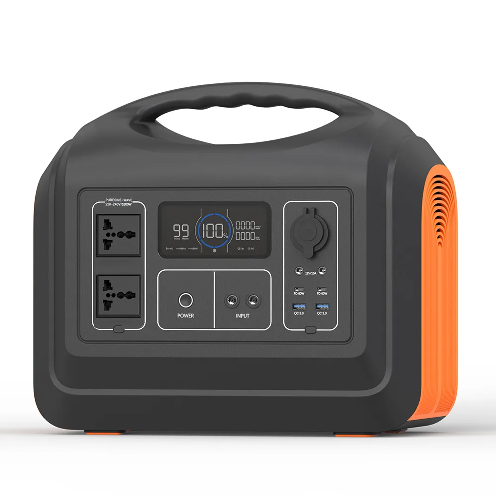 Souop Hot Selling Charging Battery Solar Generator Banks Supply 1800W Portable Power Station för utomhus