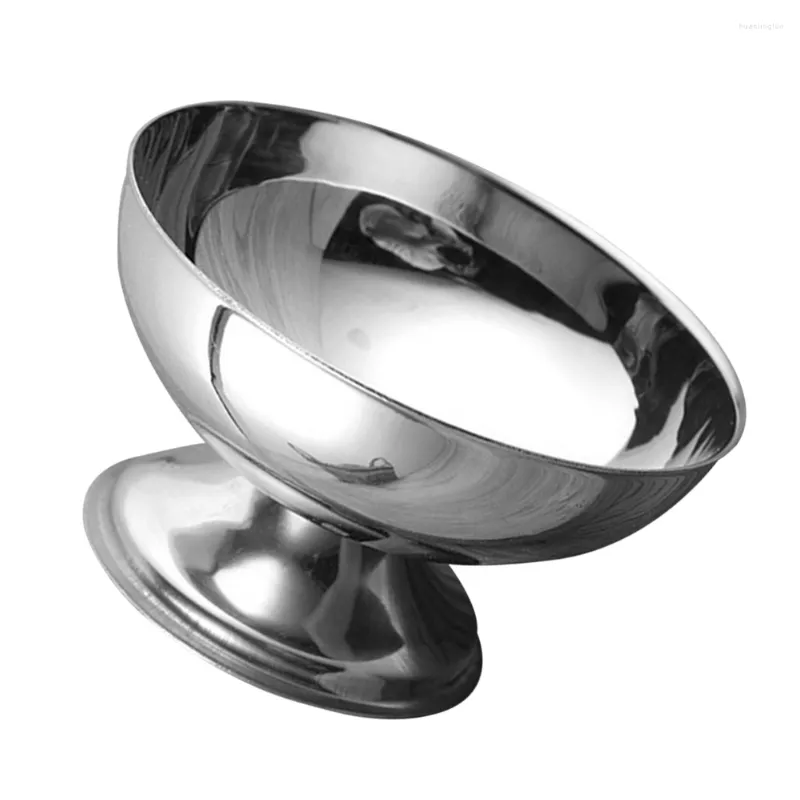 Stainless Steel Dessert Cup With Unbreakable Split Glass Mixing