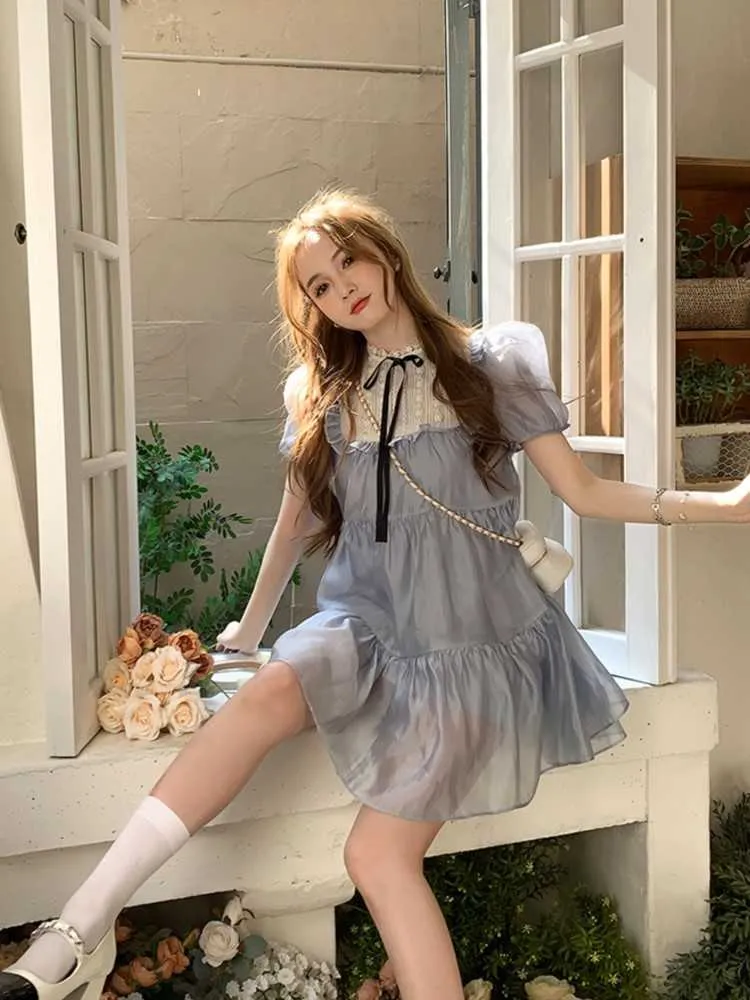 2023 Summer Sweet Elegant Dress Women Puff Sleeve... From Join3, $19.61 |  DHgate.Com