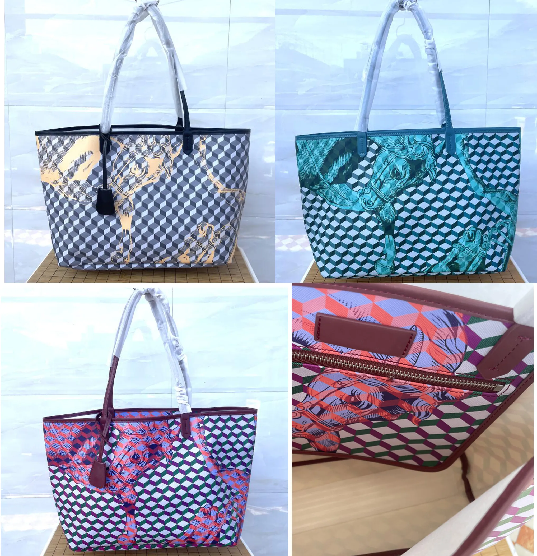 Loup noir small shopper bag store