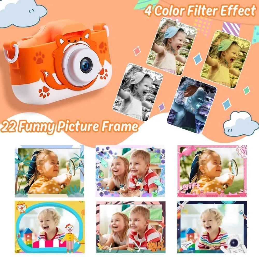 Caméras Jouets HD 1080P Appareil Photo Numérique Pour Enfants 20MP