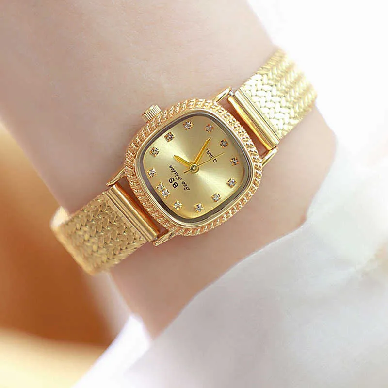 BS Fashion Elegant Quartz Top Brand Luxury Waterproof Women's Wrist Girl Gift G230529